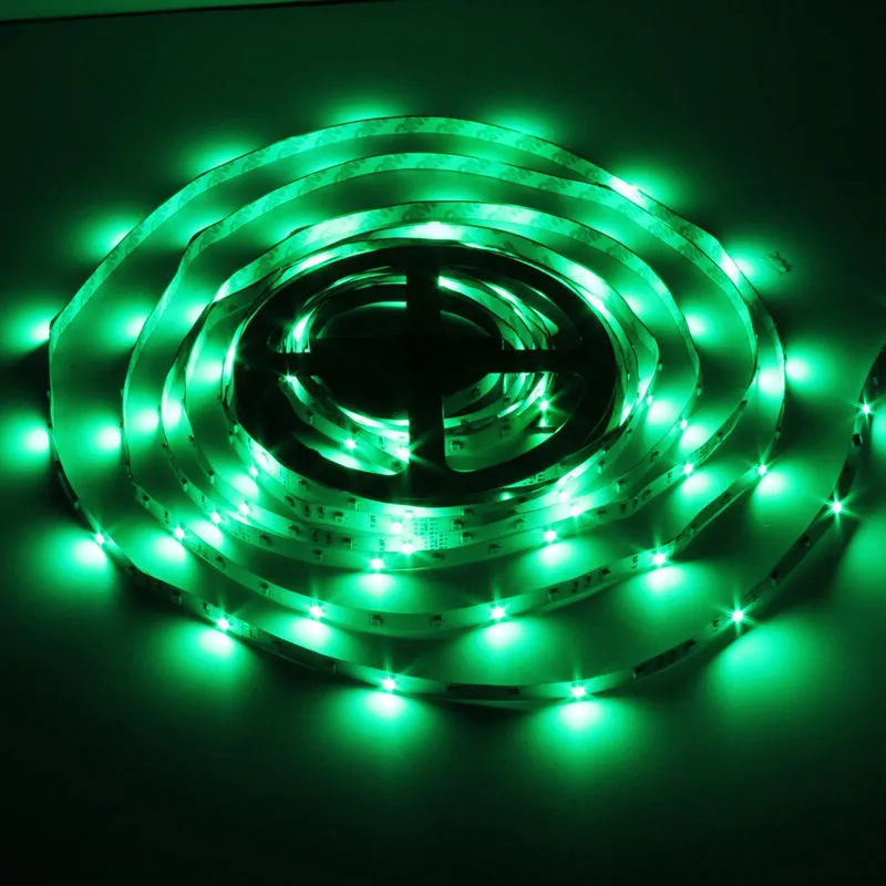 RGB батарея светодиодные полосы света 5 м 3528 SMD гирлянды наружные фонари для
