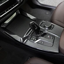 Для BMW X3 G01 X4 G02 автомобильные аксессуары АБС пластик хромированная Автомобильная рамка для рычага переключения передач декоративная панель накладка