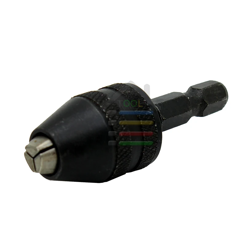 

Free Shipping New 1/4inch Keyless Drill Chuck Screwdriver Impact Driver Adaptor Hex Shank Drilling tool Clamping Range 0.5-3mm