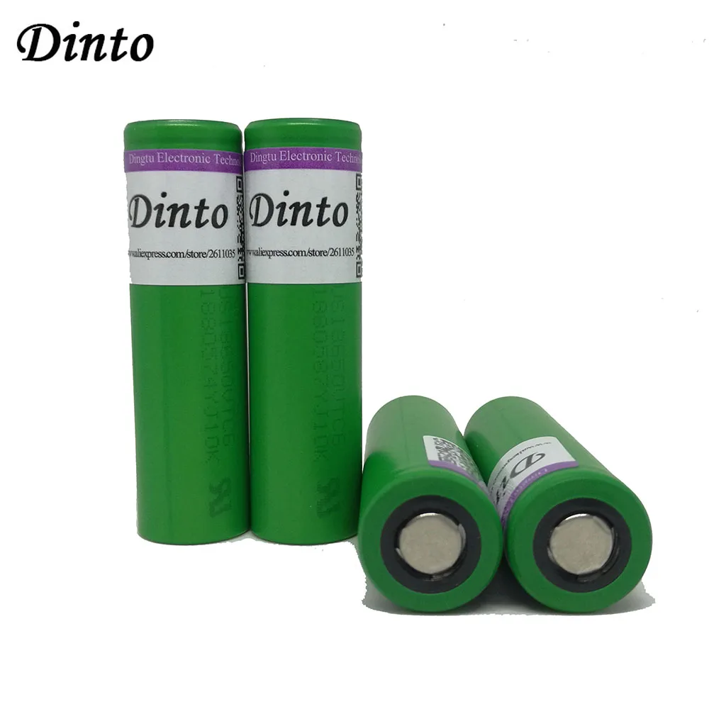 

Dinto 3000mAh 3.7V VTC6 18650 Battery US18650VTC6 High Capacity Rechargeable Li-ion Batteries for Sony