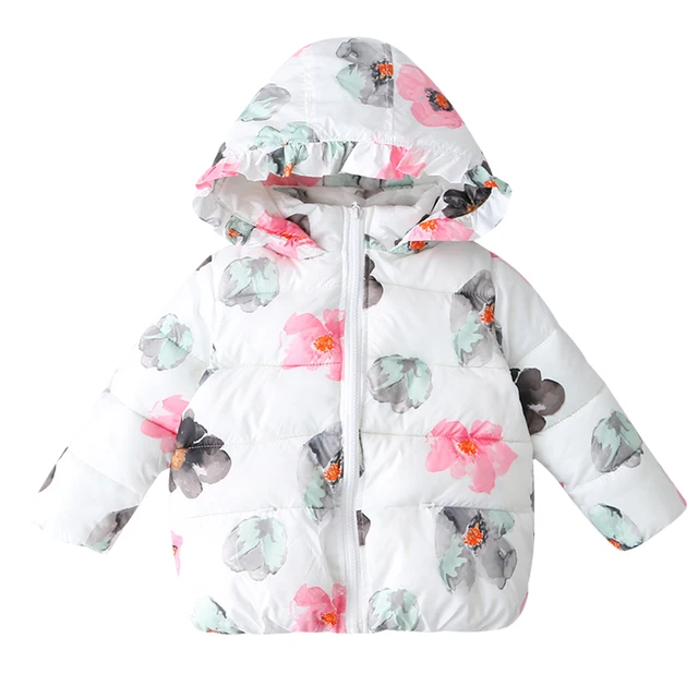 Babyinstar New 2018 Girls Winter Coat Children Cute Print Hooded Parkas ...