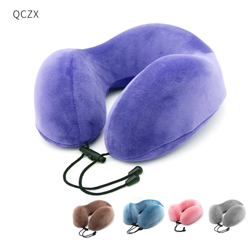 

QCZX Travel pillow Memory cotton u-shaped pillow Cuscino per Ufficio Volo Viaggiare Cotone Cuscini Cuscino Poggiatesta D40