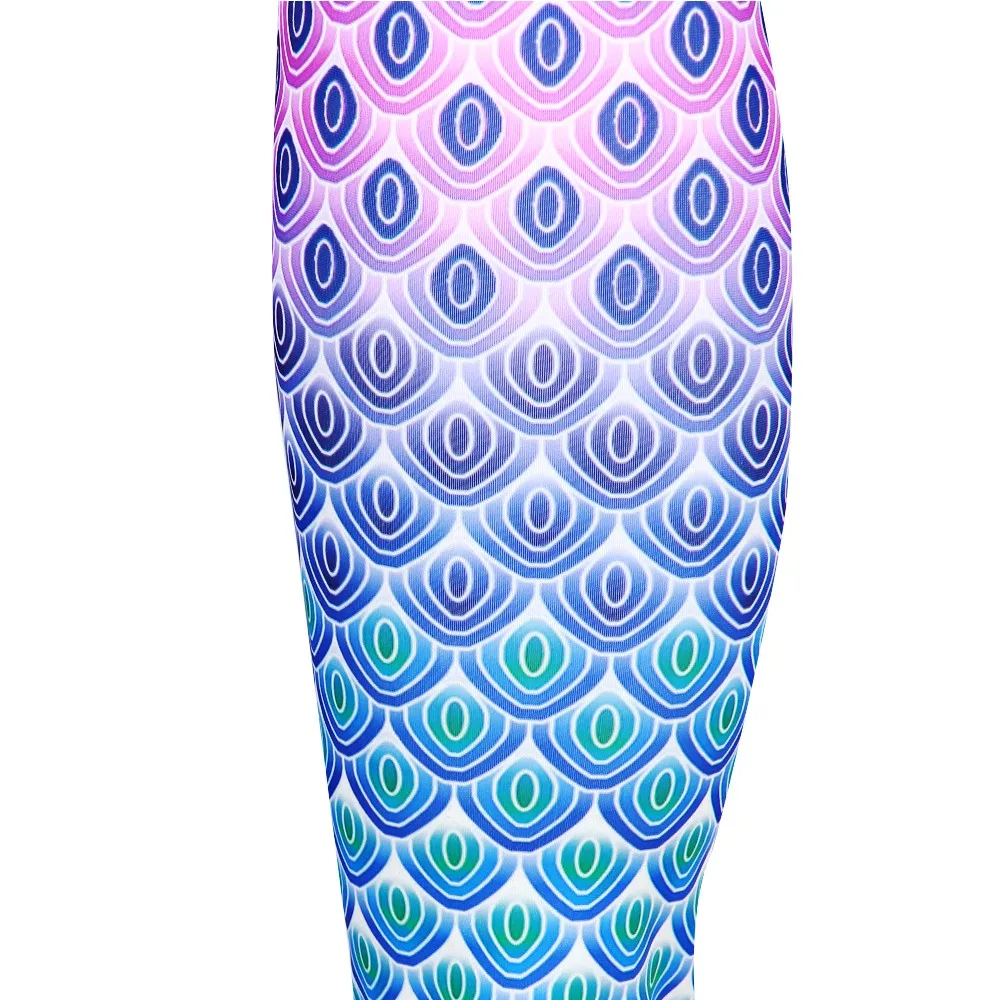 Water color light purple mermaid scales printed leggings yoga pants outfits activewear gear fitness running sports legging (4)