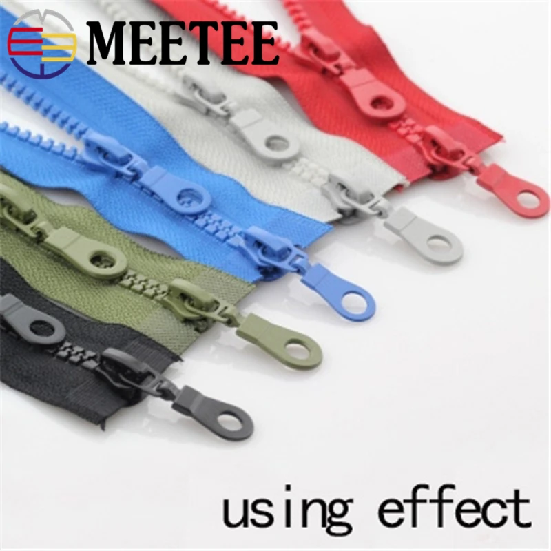10pcs Meetee 5# Zipper Head for Resin Zip Pulerl Slider DIY Sewing Garment Home Clothes Bag Repair Kit DIYCraft Accessories F2 4|zipper pull|zipper