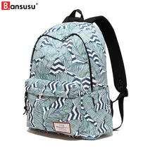Bansusu Multifunction laptop backpack school bag Printing Female Backpacks for college students Travel and leisure backpack school backpack for teenager girsl waterproof polyester backpacks cute printing female students laptop bagpack bag woman
