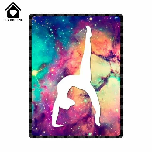

CHARMHOME Custom Blanket Comfort Warmth Soft Cozy Air Conditioning Easy Care Machine Wash Gymnastic Galaxy Throw Fleece Blankets