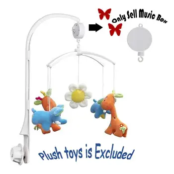 

Baby Rotary Mobile Crib Bed Toy Bed Bell Hook Kids Mobile Windup Bell Electric Autorotation Music Box Baby Educational Toys