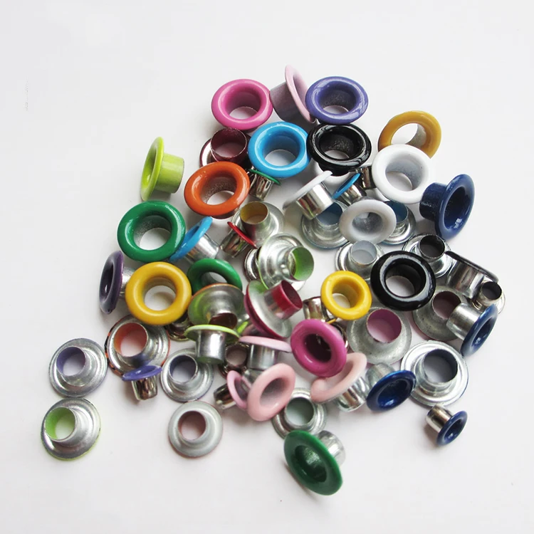 

colorful DIY leather craft scrapbook eyelet and grommets set 4mm/5mm