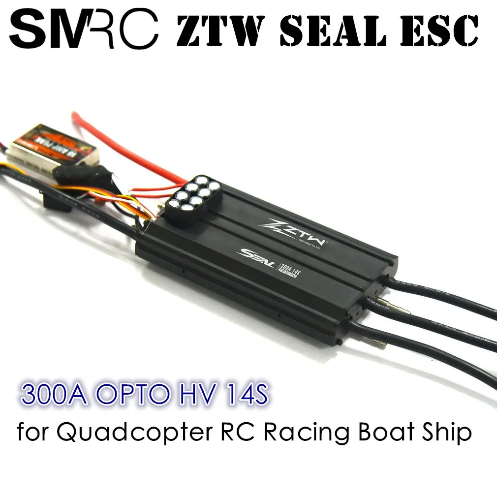 

ZTW Seal 300A OPTO HV Brushless ESC Electronic Speed Controller for Remote Control RC Racing Boat Ship Spare Parts