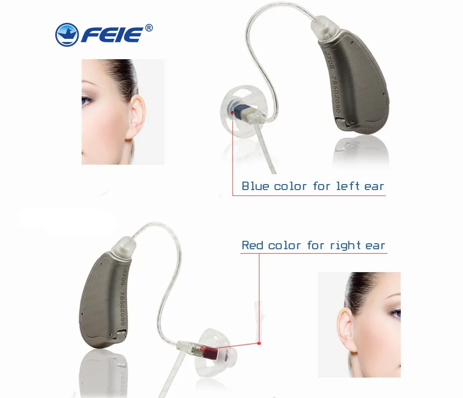 

Intelligent Multi-core 8 Channels 16 Bands 4 Programs Tinnitus Masker Mini Digital Open Ear RIC Hearing Aid Apparatus MY-20