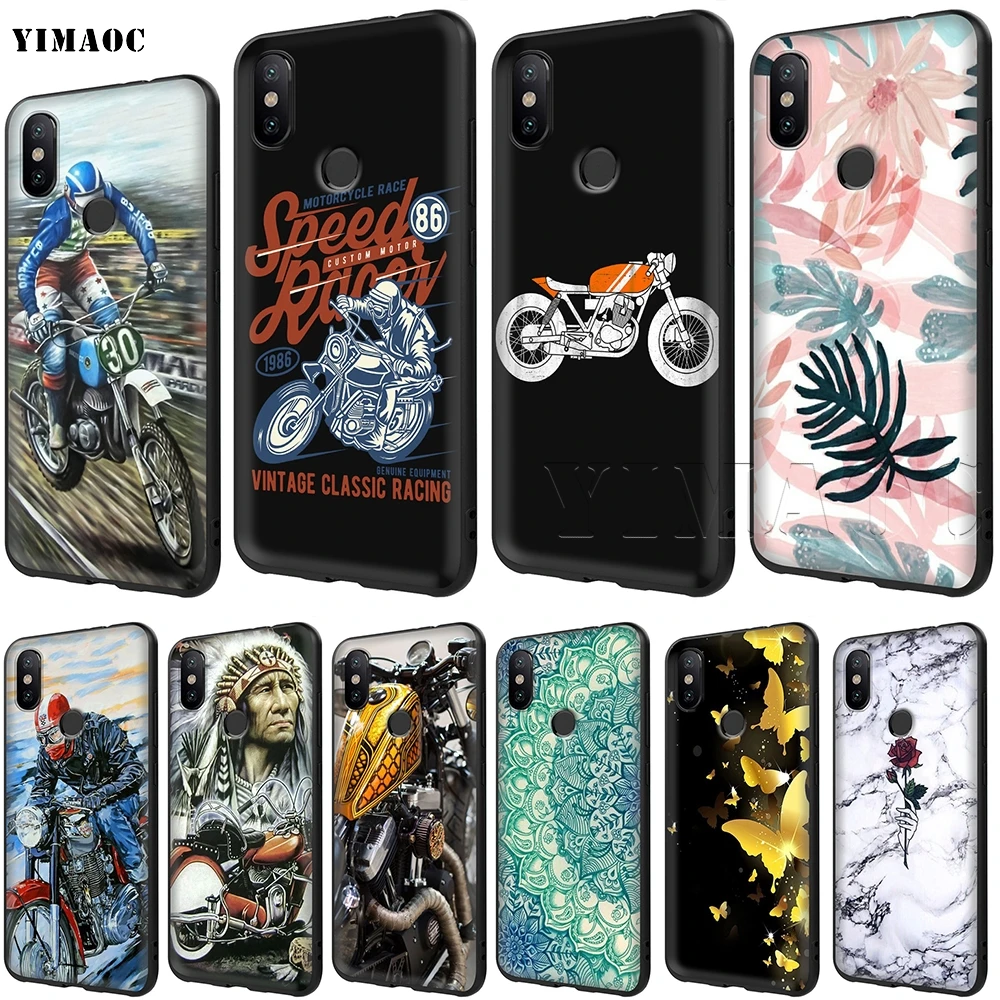 

YIMAOC Retro MotoCross Motorcycle TPU Case for Xiaomi Redmi mi Note MAX 3 6 6A 7 mi6 mi8 9 se a1 a2 Pro Lite go pocophone f1