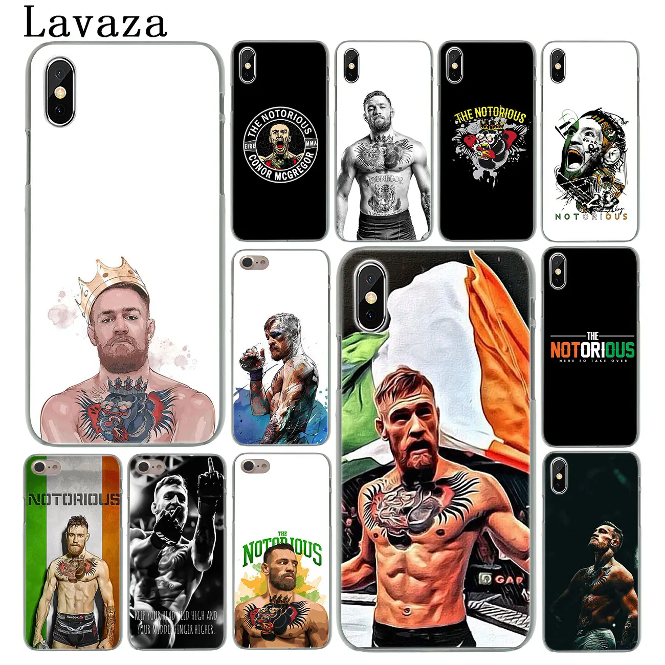 Твердый чехол для телефона Lavaza Conor McGregor iPhone XR X XS 11 Pro Max 10 7 8 6 6S 5 5S SE 4