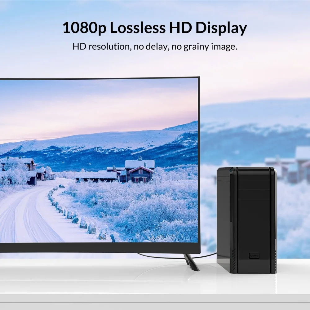 Настольный дисплей ORICO DVI в VGA 1080P 60 Гц видео 1/2/3/5 м расширение кабель Мама папа для