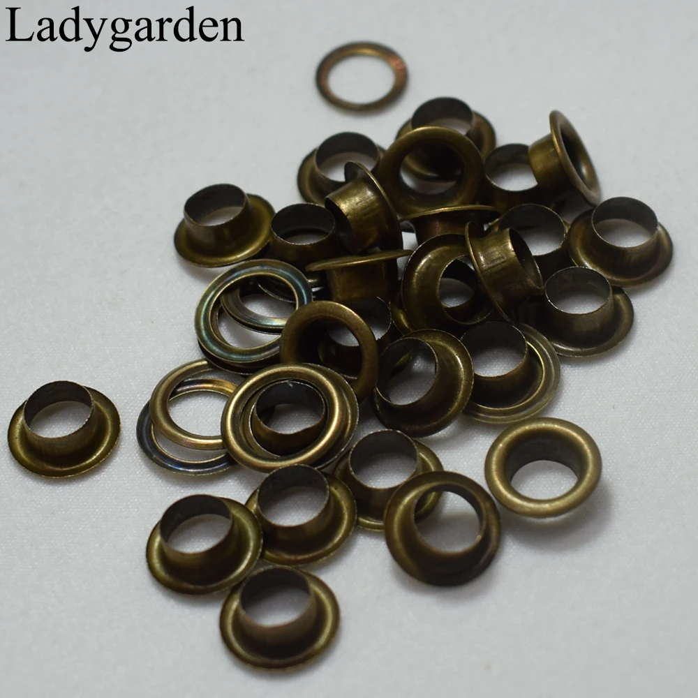 100pcs/lot 10MM Sewing Eyelets Antique Bronze Scrapbook Inner Metal