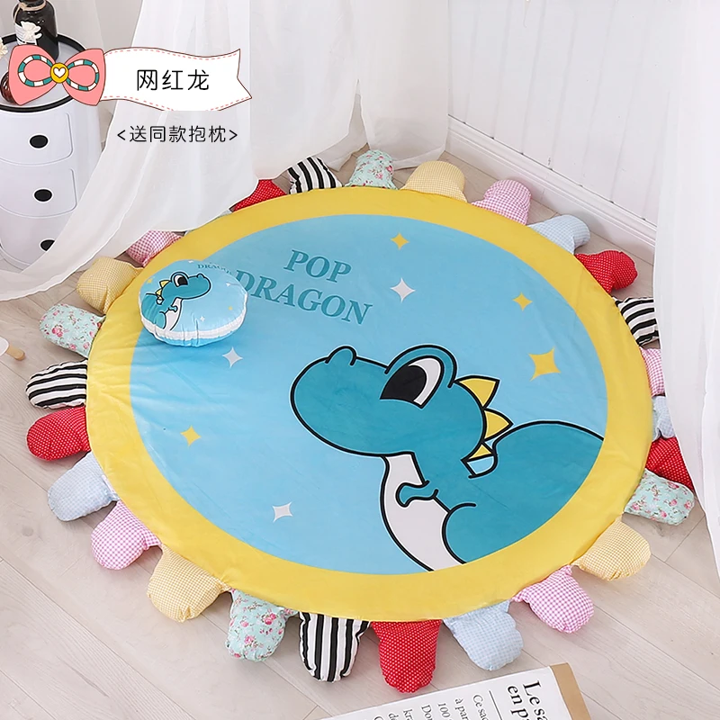 

150cm Round Ground Carpet Non-slip Living room Bathroom 10 Color Absorbent Soft Memory Foam Bath Floor Shower Mat Rug 2O101