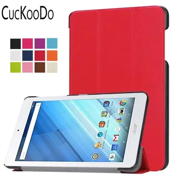 

CucKooDo Ultra Lightweight PU Leather Standing Cover with Auto Wake / Sleep For 8.0" Acer Iconia One 8 B1-860 Tablet