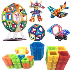 175-47 шт Мини Магнитный дизайнерский строительные наборы модель и здание игрушки Пластик магнитных блоков развивающие игрушки для детей