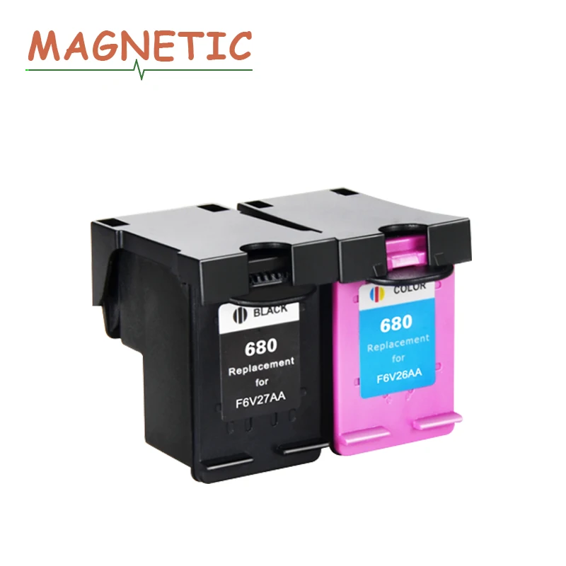 2pcs Compatible Ink Cartridges For HP680 For HP 680 Deskjet