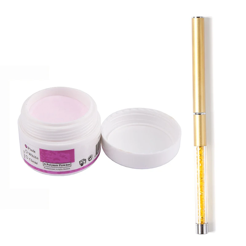 ROSALIND 1Set Acrylic Powders & Liquids Pink Clear Nail Polymer Builder