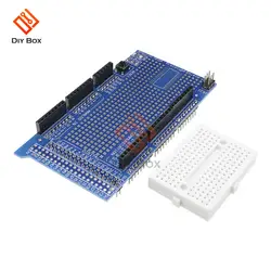 Новый Прототип Щит ProtoShield V3 плата расширения с мини хлеб доска для Arduino MEGA + белый макет