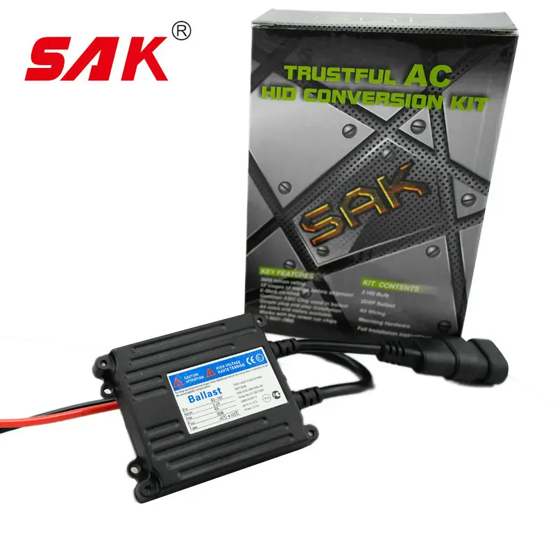 SAK 1pair dc 12v hid ballast 35w hid xenon ballast replacement xenon