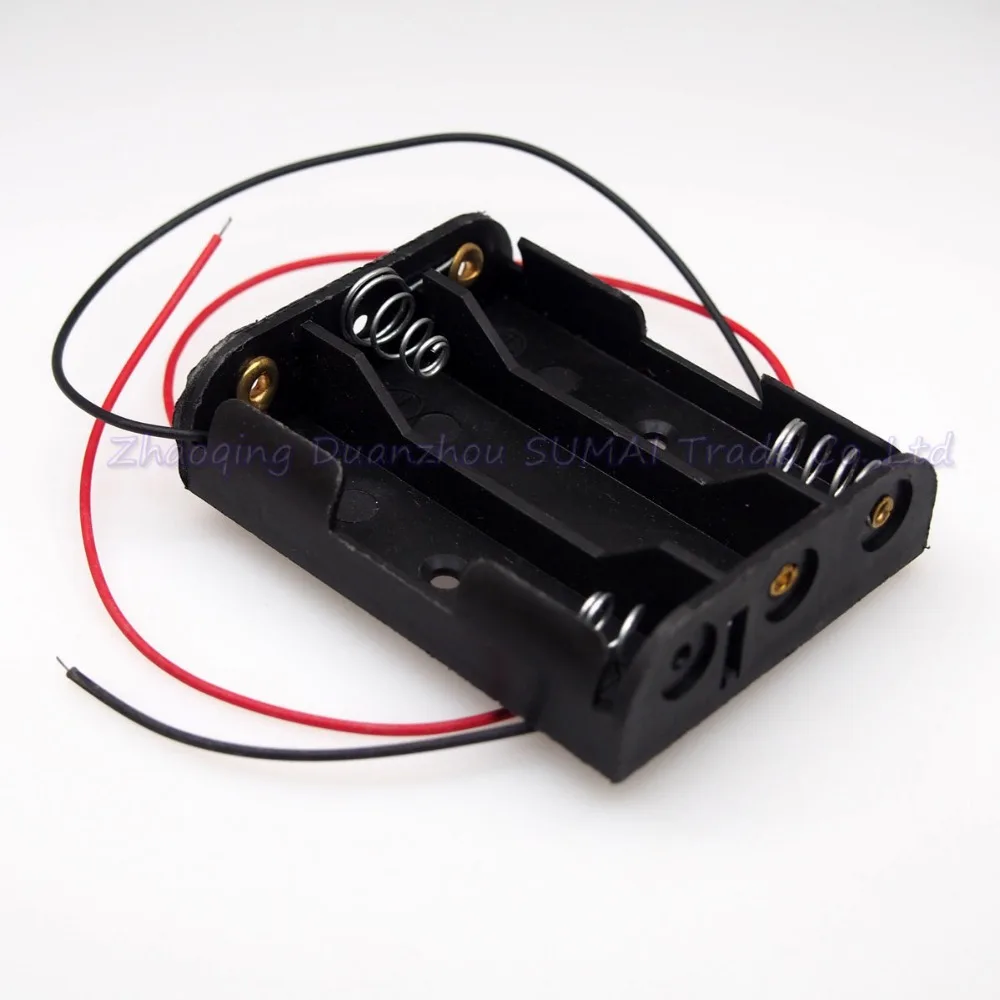 20Pcs 3 x 1.5V AA Battery Cover Shell Case Battery Case 3 slots AA Battery Box With Wirebox ip