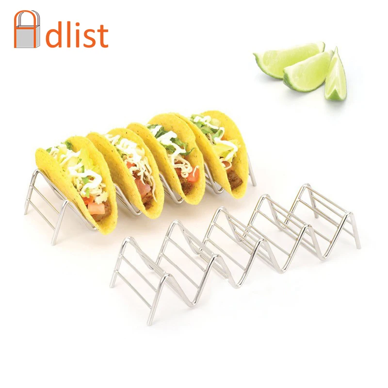 Taco стойка из нержавеющей стали 4 или 5 твёрдых мягких корпусов подставка