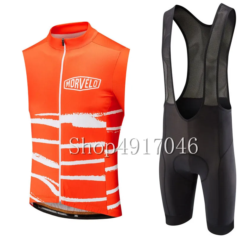 Morvelo Summer Men Cycling Jersey Short Sleeve Set Maillot bib shorts Bicycle Clothes Breathable Shirt Clothing Suit Pro Team