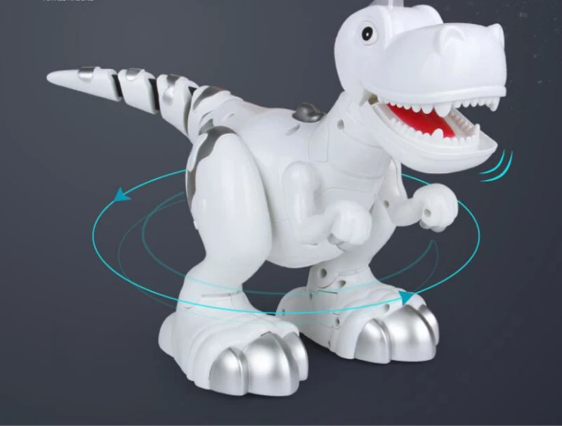 Interativo com Dança e Música Educacional Brinquedo Dinossauro Animatrônico Passeio Elétrico Indutivo 908c Toque Sensing 7 Educacional Brinquedo Dinossauro Animatrônico Passeio Elétrico Indutivo