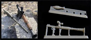 Аксессуары для солдат из смолы 1/35 добавки ракетных пусковых установок RPG |
