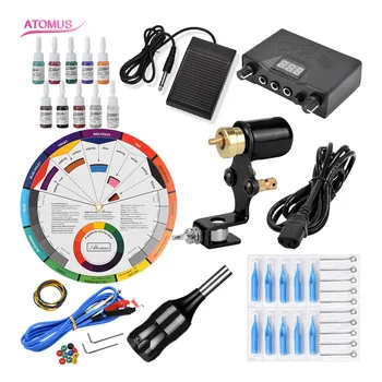 

Para Profesional Tools Pen Set Kit Tatouage Tatuagem Rotary Tattoo Pen Set Maquina De Profissional Iniciante Machine Tatuar Kits