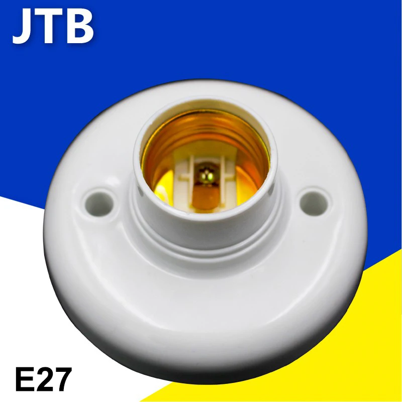 Base Light Holder E27 AC185V 260V LED Bulb Socket e2 7 Screw Lamp Base
