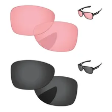 Черные и хрустальные розовые 2 пары сменных линз для отправки 2 солнцезащитные очки в оправе UVA и UVB Защита