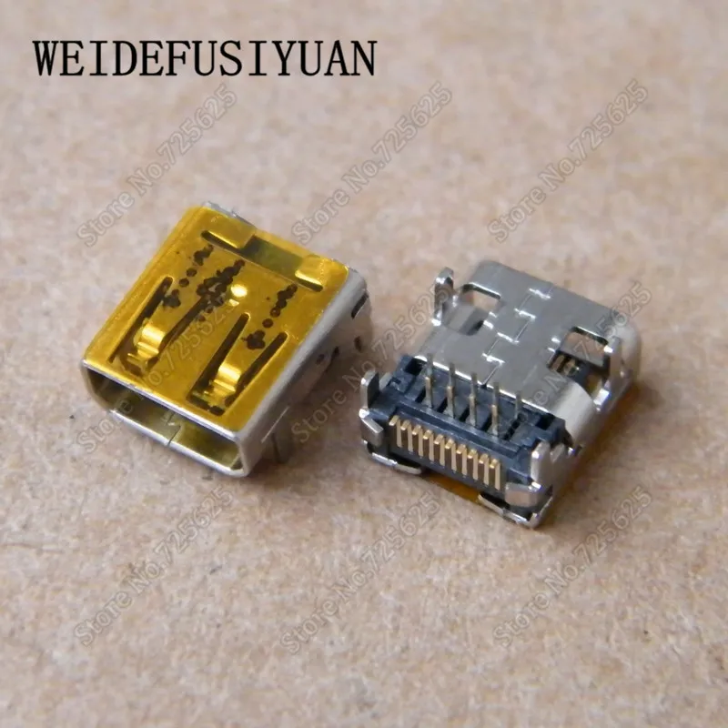 Новинка 19-pin Micro HDMI Jack Разъем женские порты 10 шт./лот | Компьютеры и офис