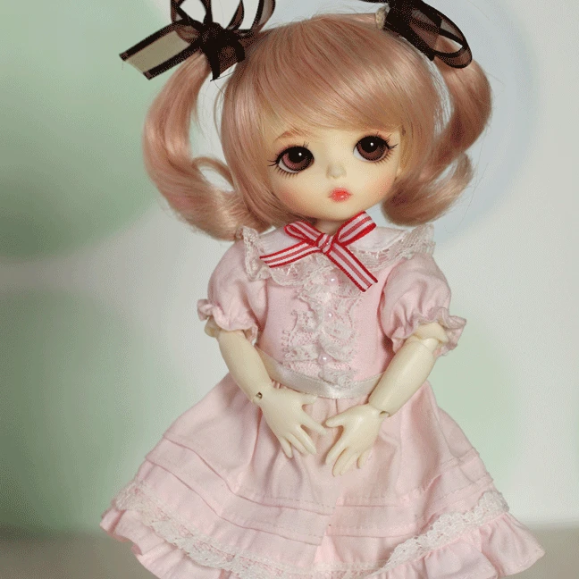 Желтая кукла Hani 1/8 BJD/SD модная Милая Модель Кукла из смолы для маленькой девочки