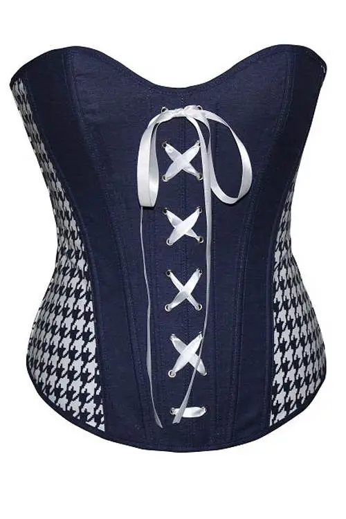 2017 Denim Fashion Corset Sexy Waist Shaper Corsets Shapewear Bustier