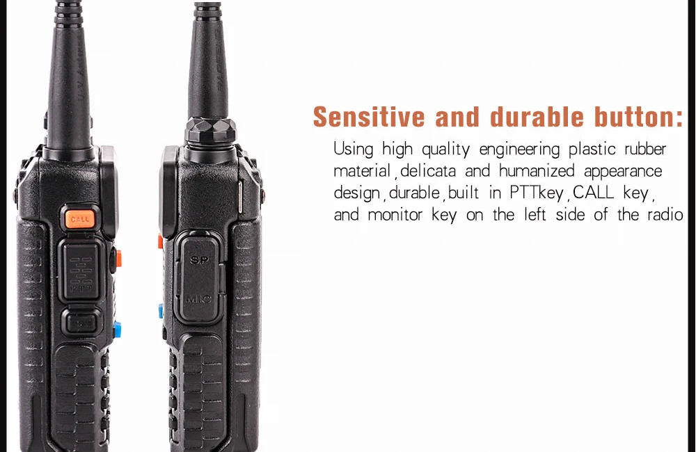 2Pcs BaoFeng UV-5R Walkie Talkie VHFUHF136-174Mhz&400-520Mhz Dual Band Two way radio Baofeng uv 5r Portable Walkie talkie uv5r (15)
