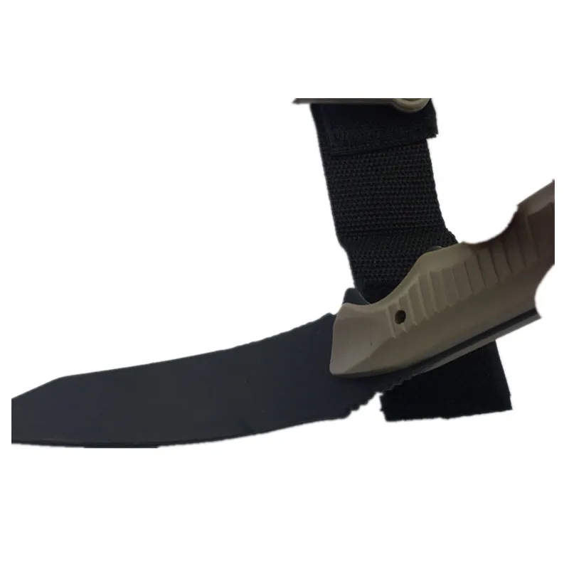 Military Enthusiasts Birthday Gift CS Cosplay Toy Sword Training Props First Blood 1:1 Tactical Knife Model Rubber Dagger