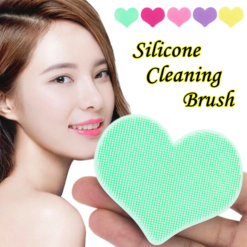 

Cleaning Brush Comfortable Silicone Facial Cleasing Tool For Body Face Head Scrubhandschoen Spongs Douche Dropshipping