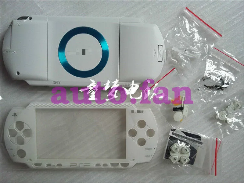 Для psp 1000 белая оболочка игра Футляр + отвертка|Чехлы для клавиатуры| |
