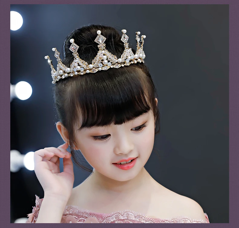 

Belle Beau Girl Princess Tiara, Girl Crown, Sparkling Rhinestone Tiara Comb Crown, Princess Tiara Set