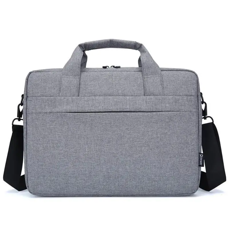 

Portable Business Nylon Large Capacity Zipper Laptop Handbag Daily Waterproof Briefcase Daily Life Waterproof Grey Universal