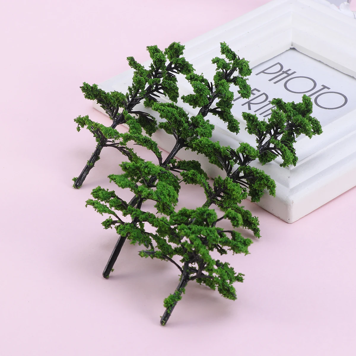 25 шт. Модель деревья пагода парк Тополиный лес сосны миниатюрный микро диорама украшение расположение пейзажей