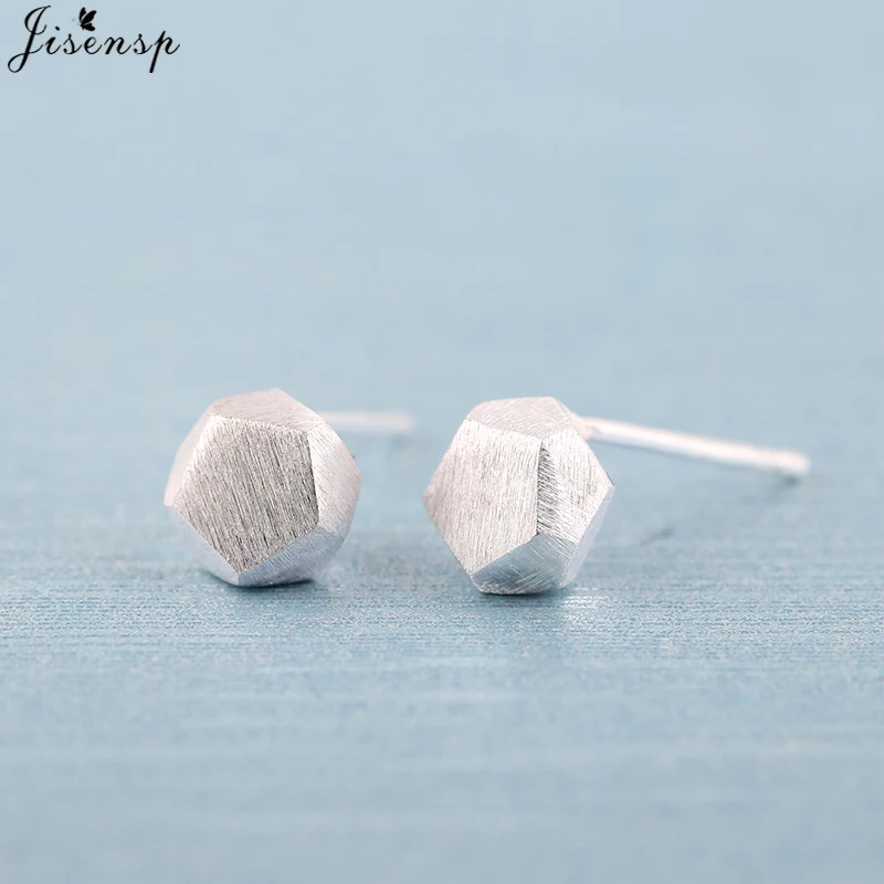 

Jisensp 925 Silver Jewelry Simple Cone Earrings Cute Small Hammer Women Stud Earrings Birthday Gift Geometric Christmas Earings