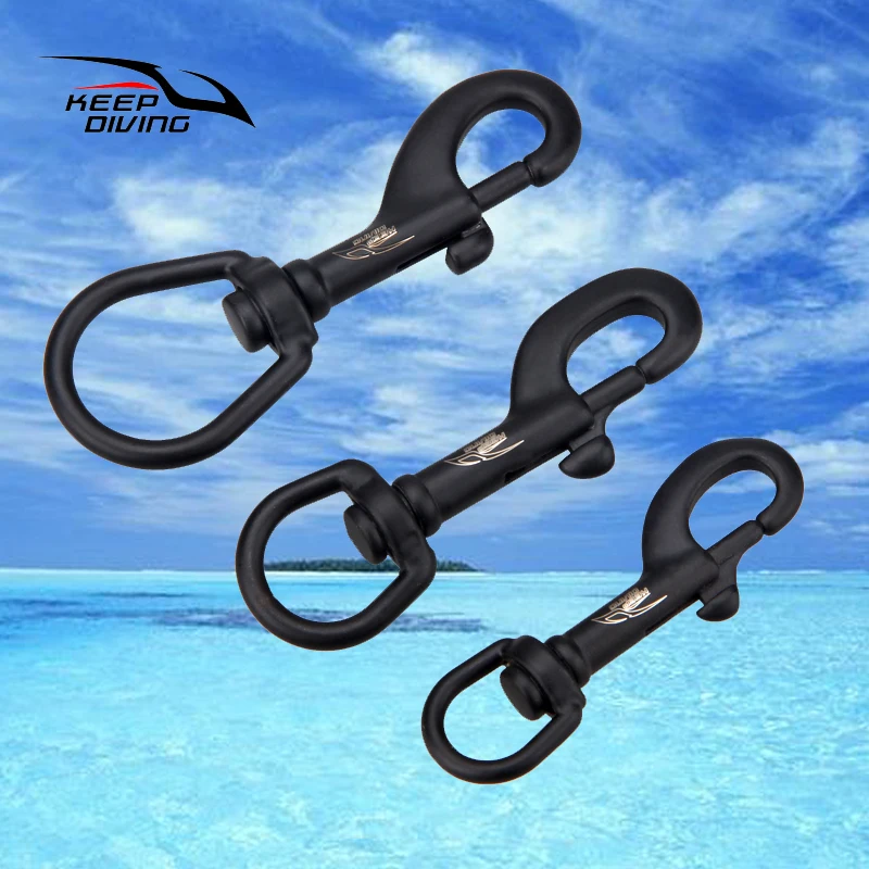 

3PCS/Lot Wholsale 316 Stainless Steel Bolt Snap Hook Spring Clip Scuba Diving Hook BCD Accessories Underwater Diving Equipment