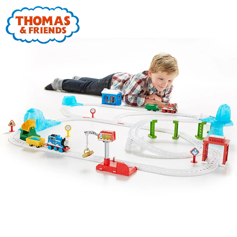 Магнитный литой мини-поезд Thomas& Friends, игрушка Matel Car Track Brinquedos DHC78, подарочный набор для детей на день рождения, новинка