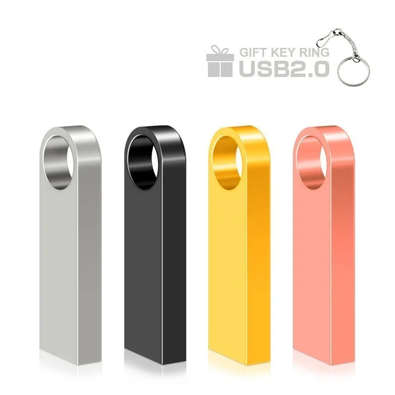 Лучший металлический флеш накопитель с интерфейсом Usb 32 ГБ 16 8 64 диск 128 флешка memoria