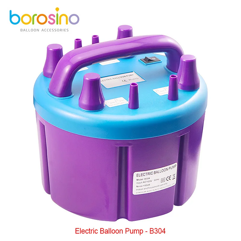

B304 Free Shipping Four nozzles electric balloon inflator pump