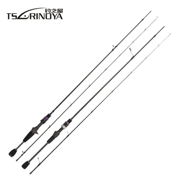 شراءTsurinoya AJING المرقط الصيد قضيب قزم 1.83m 1.88m UL F 2 القسم قضيب فوجي دليل اكسسوارات الوزن 70g سمكة الصخر إغراء الوزن 1-7g