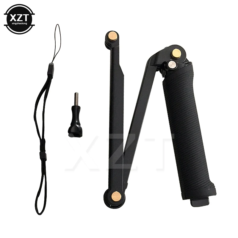 

1PCS GoPro Monopod Collapsible 3 Way Selfie Stick Extension Arm Screw Tripod For Gopro Hero